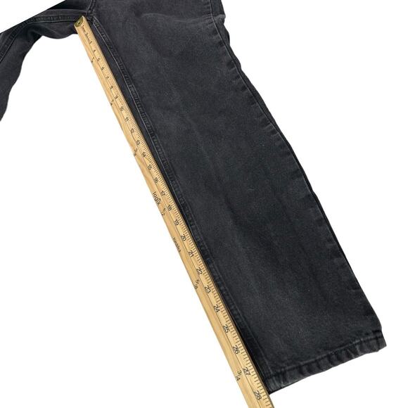 The Ragged Priest Faded Black Grey High Denim Jeans Sz 26 Ripped Distressed - Picture 12 of 12